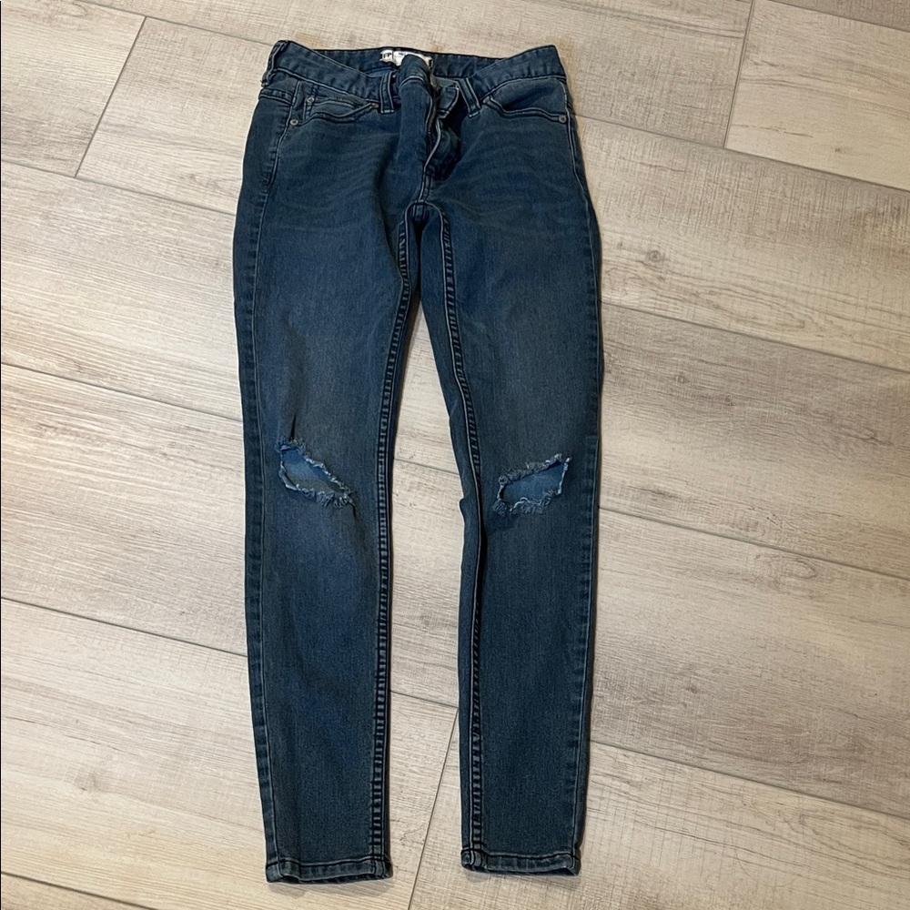 Free People Indigo Skinny Jeans
